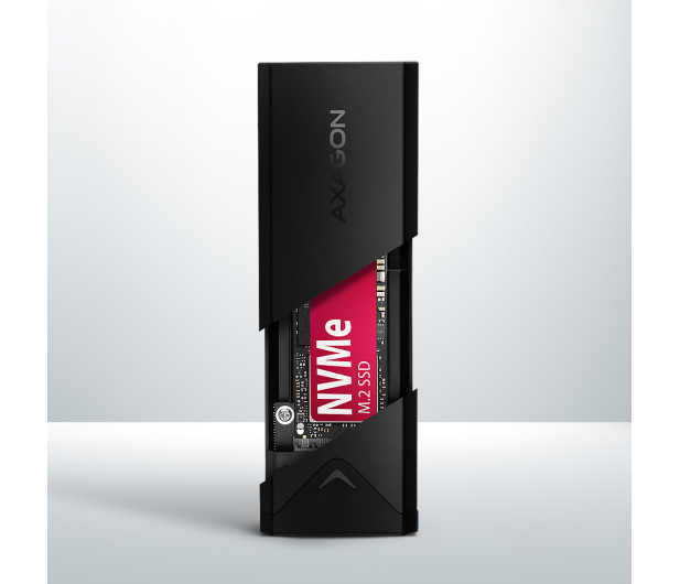 Axagon EEM2-UB2, USB-C 10Gbps - M.2 NVMe SSD ARROW box, czarny - 1353420 - zdjęcie 2